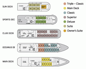 Sea Spirit Deckplan